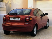 Тех. характеристики Renault Megane купе 1996 - 1999