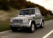 MERCEDES BENZ G-CLASS CABRIO W463 Od roku 2001