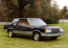 Тех. характеристики Dodge Aries купе 1981 - 1989