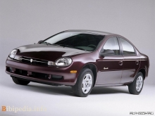 Тех. характеристики Plymouth Neon 1999-2001