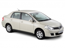 Тех. характеристики Nissan Tiida (Versa) седан с 2011 года