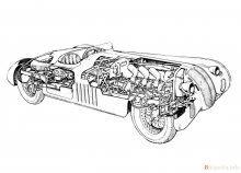 Тех. характеристики Alfa romeo 6c 2500 super sport 1939 - 1952