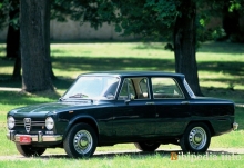 Тех. характеристики Alfa romeo Giulia berlina 1962 - 1978