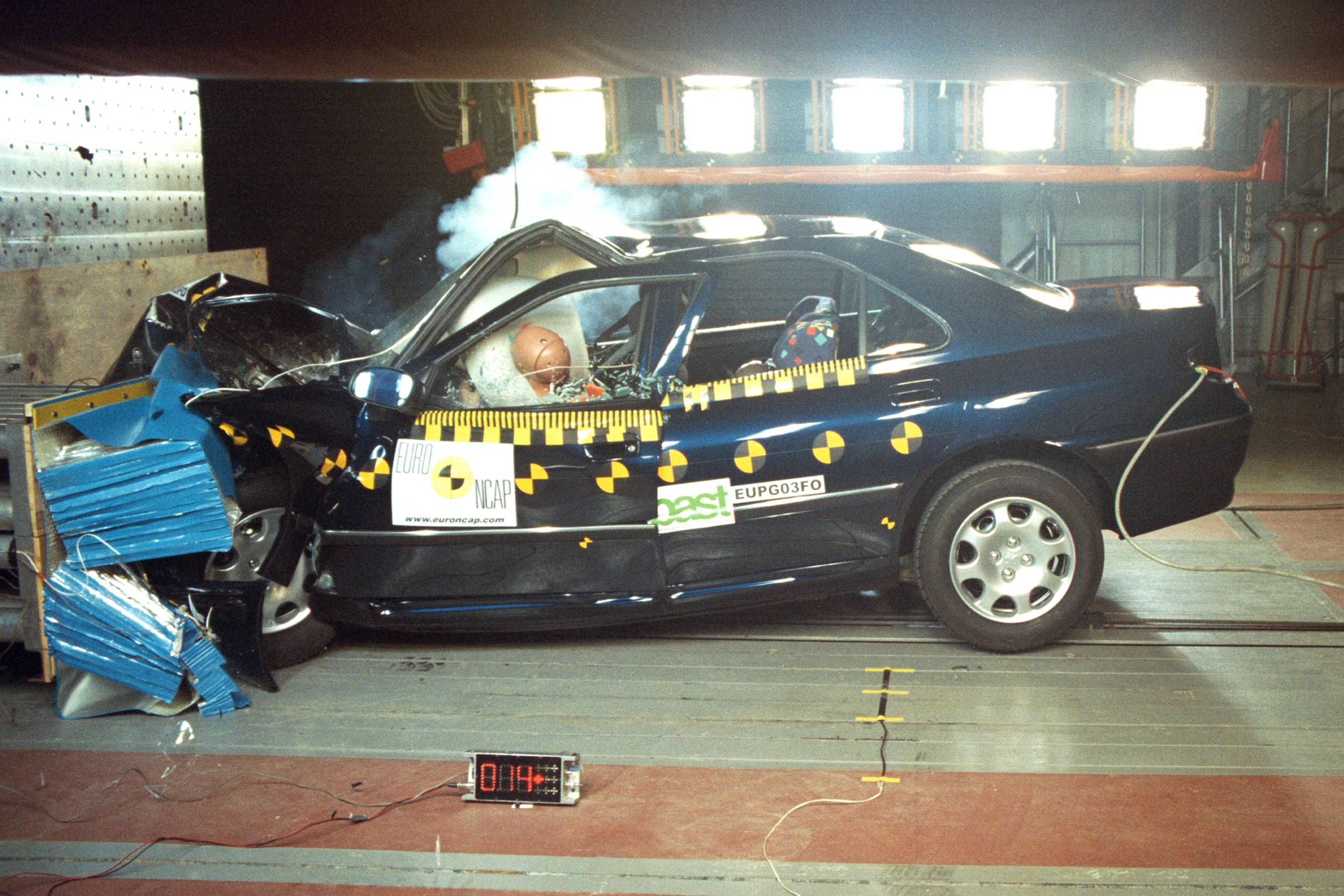 Crash Test Peugeot 406 1999 - 2004: Rating, Photos And Video Crash Test - Bibward