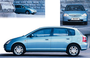 Sedán cívico de Honda