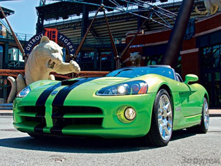 De Dodge SRT10 Viper.