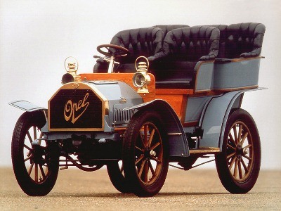 Первый Opel Motorwagen 10-12 PS 1902
